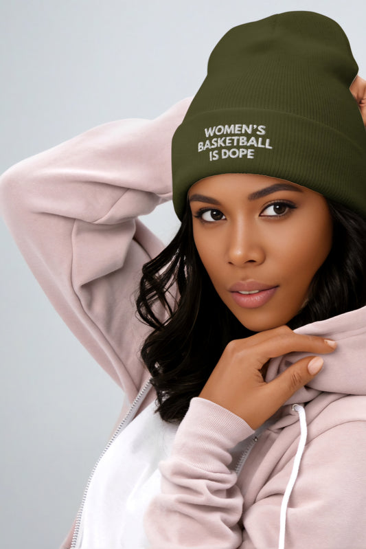 Olive women's basketball is dope beanie