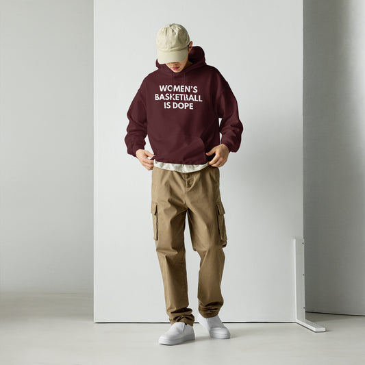 Women's basketball is dope maroon hoodie