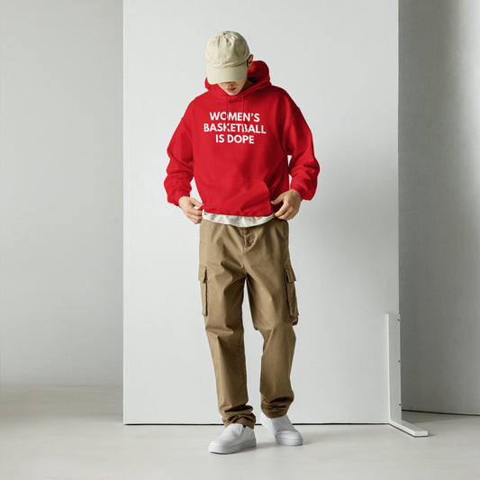 Women's basketball is dope red hoodie